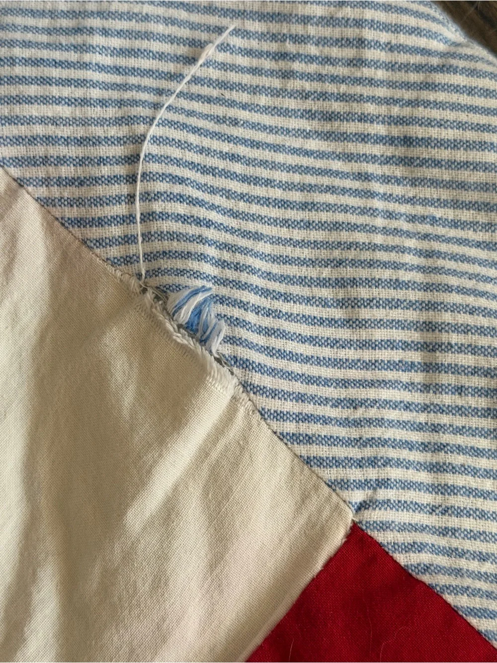 Tommy Hilfiger American Flag Quilt Stars Stripes Approximately 85”x100” Read Des